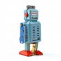 Vintage Mechanical Clockwork Wind Up Metal Walking Robot Tin Toy Kids Gift