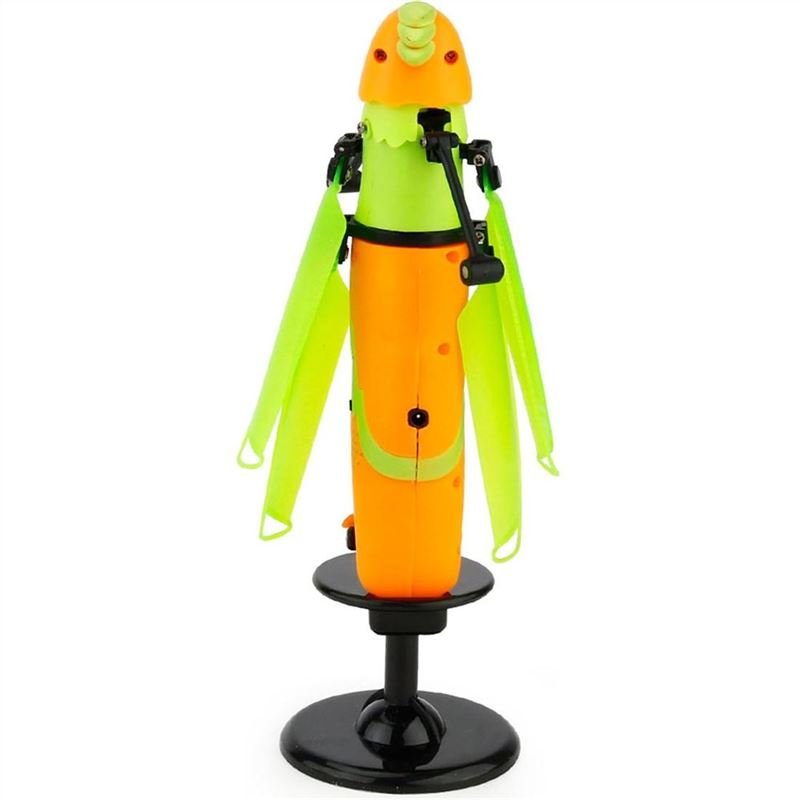 Induction Flying Bird Mini Helicopter USB Bird With Music Sound Funny Toys