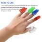 LED Finger Lights 100 Pack Bright Party Favors Party Supplies for Holiday Light Up Toys As