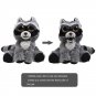 Plush Doll Adorable Plush Pets Stuffed Raccoon that Turns Feisty with a Squeeze