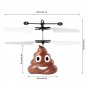 Poop Shaped Flying Hovering UFO Infrared Sensor Hand Induced LED Kids Toys