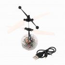 Funny Kids Gift Sensing Crystal Ball Induction Fly Ball Dazzle Colour Lights