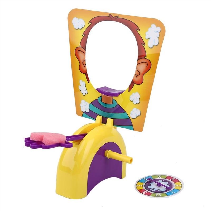 Funny Prank Pie Cake Game Hit Cream Face Machine Party Toys For Kids Gift