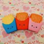 Fries Shape Decompression Props Colorful Simulative Fries Slow Rebound Props