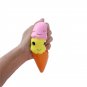 Soft PU Double Smiley Face Ice Cream Shape Slow Rising Toy Decompression Toys