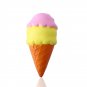 Soft PU Double Smiley Face Ice Cream Shape Slow Rising Toy Decompression Toys