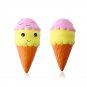 Soft PU Double Smiley Face Ice Cream Shape Slow Rising Toy Decompression Toys