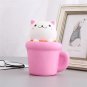 Cute Cup Cat Shape Rebound Slow Rising Toy Decompression Office Reliever Toys