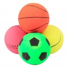 Dog's Solid Rubber Bouncy Ball Bite Resistant and Indestructible Pet Training Ball 6.5cm 5