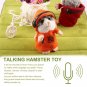 Cute Talking Music DJ Hamster Plush Sound Record Hamster With Mic Animal ToySearch term:Fu
