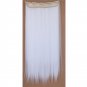 Man Wu Wig Clips Ponytail Long Straight Hair Wig 60cm Color Number 1001#