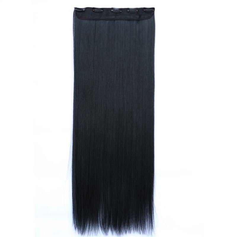 Man Wu Wig Clips Ponytail Long Straight Hair Wig 70cm