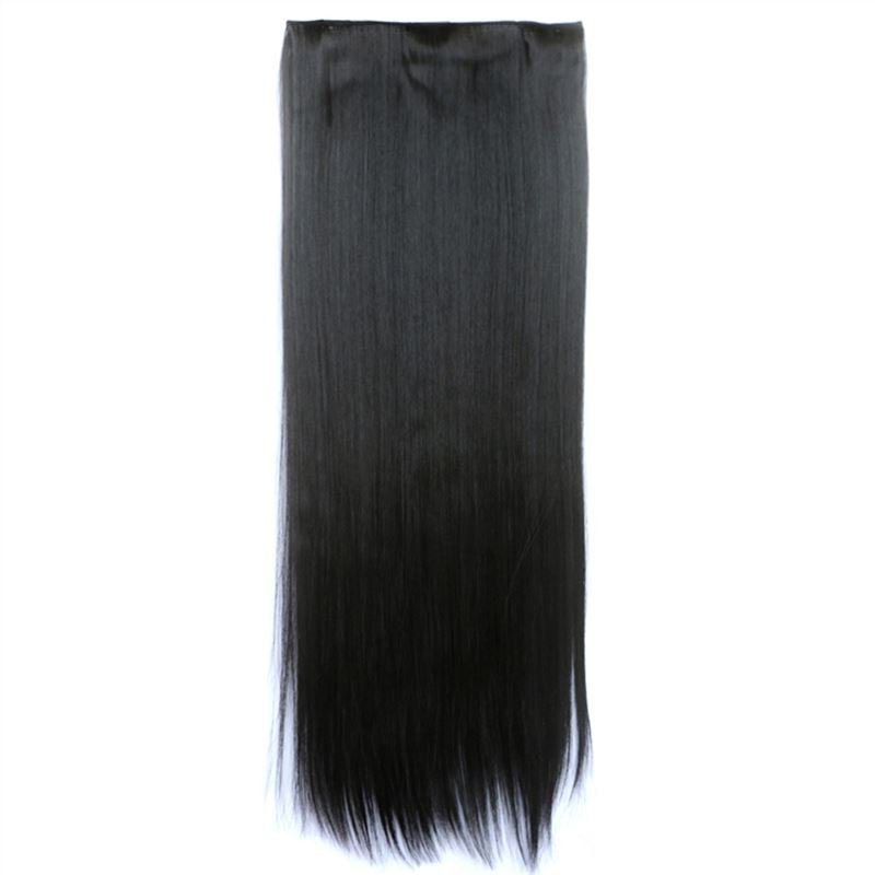 Man Wu Wig Clips Ponytail Long Straight Hair Wig 70cm  Color Number  2#