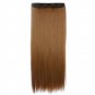 Man Wu Wig Clips Ponytail Long Straight Hair Wig 70cm Color Number 6A