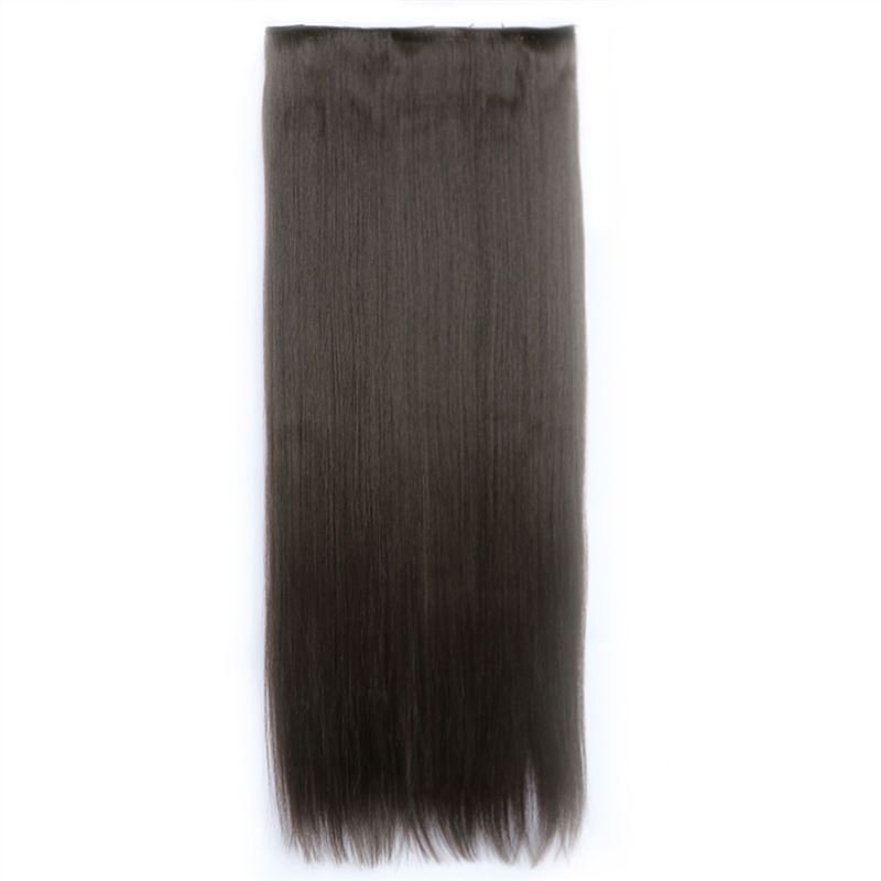 Man Wu Wig Clips Ponytail Long Straight Hair Wig 70cm  Color Number  6B