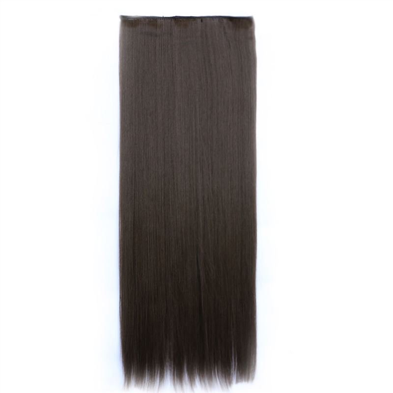 Man Wu Wig Clips Ponytail Long Straight Hair Wig 70cm  Color Number  8#
