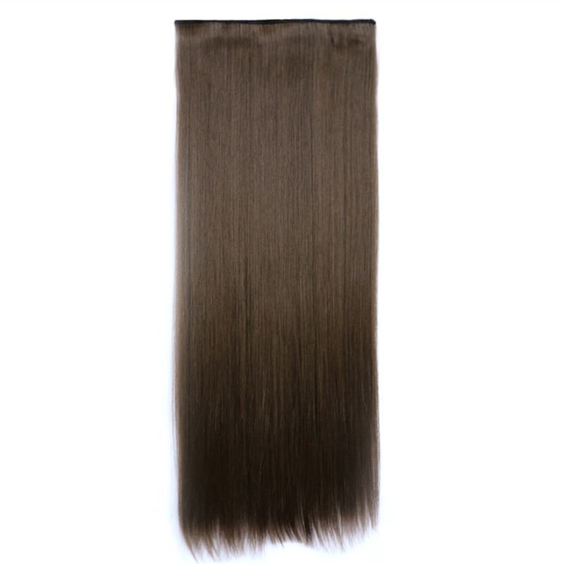 Man Wu Wig Clips Ponytail Long Straight Hair Wig 70cm  Color Number  8A