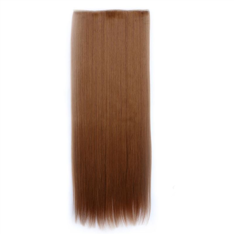 Man Wu Wig Clips Ponytail Long Straight Hair Wig 70cm  Color Number  27A