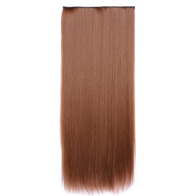 Man Wu Wig Clips Ponytail Long Straight Hair Wig 70cm  Color Number 30B