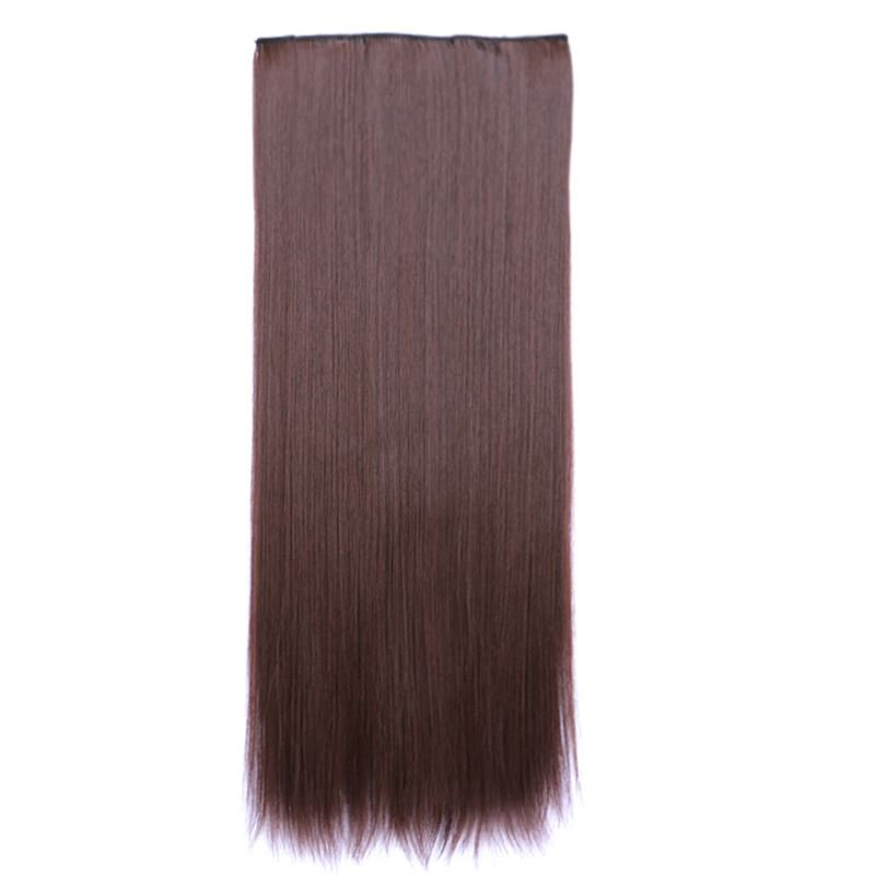 Man Wu Wig Clips Ponytail Long Straight Hair Wig 70cm  Color Number 33#
