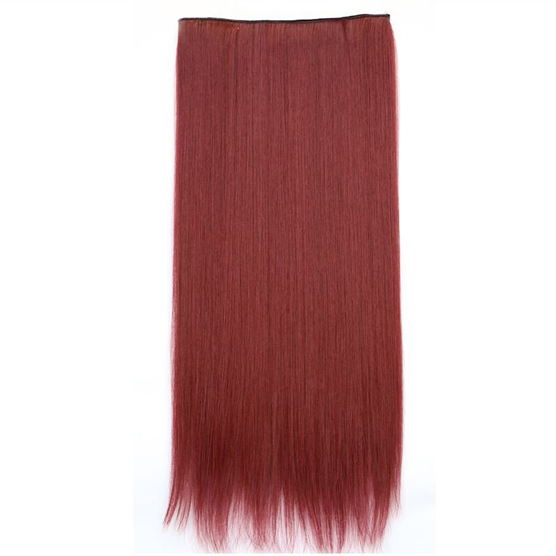 Man Wu Wig Clips Ponytail Long Straight Hair Wig 70cm  Color Number BUG