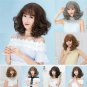Shoulder-length Curly Hair Wig Wispy Fringes Natural Looking Synthetic Hair Wig WM06 F5 Fl