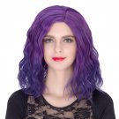 Man Mei COS Wig Halloween Theme Wig A361 SW1892 Short Curly Hair Purple Fading Purple Fadi