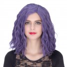 Man Mei COS Wig Halloween Theme Wig A502 SW1899 Short Curly Hair Purple Purple