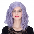 Man Mei COS Wig Halloween Theme Wig A480 SW1898 Short Curly Hair Blue Purple Blue Purple