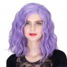 Man Mei COS Wig Halloween Theme Wig A598 SW1902 3815 Short Curly Hair Purple Purple