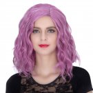 Man Mei COS Wig Halloween Theme Wig A546 SW1900 Short Curly Hair Pink Purple Pink Purple