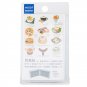 MOLZA Odor Absorber Paper Refrigerator Deodorant Antibacterial Tissue Paper Blue Blue