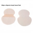 50 Packs 100pcs Summer Armpit Sweat Pads Underarm Stickers Disposable Patch