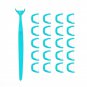 Reusable Dental Floss Rod Replaceable Head Dental Floss Pick With 20 Floss