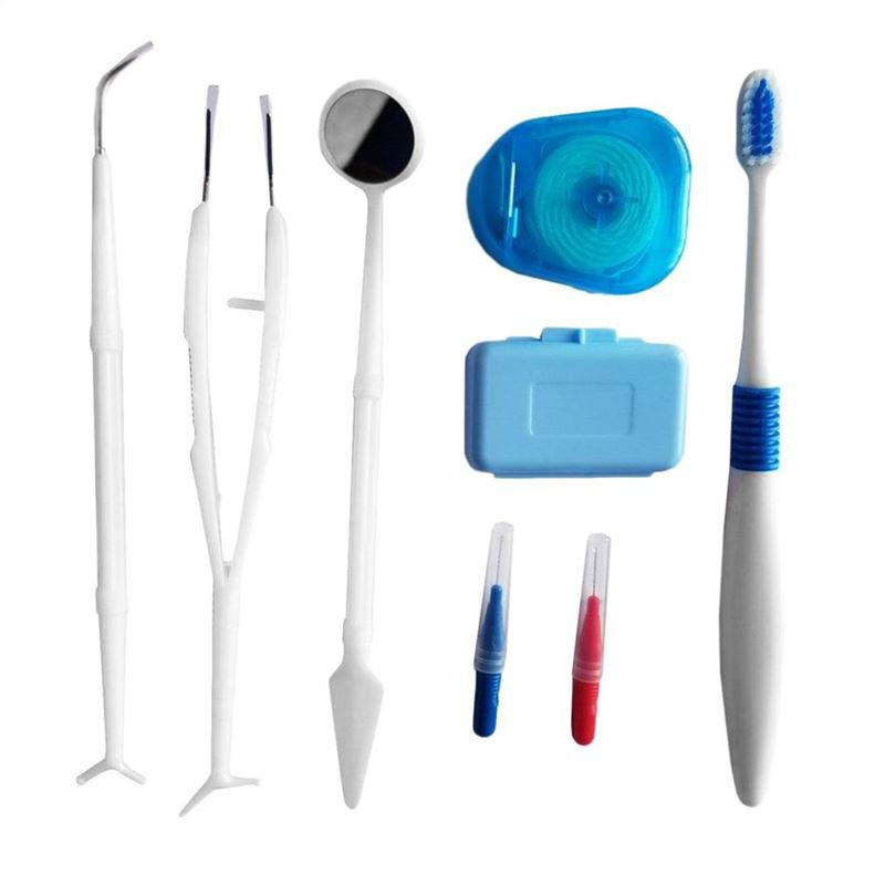 Dental Care Tooth Brush Kit Orthodontic Teeth Toothbrush Interdental Brush