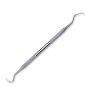 6PCS Oral Care Kit Teeth Scaler Pick Mirror Tweezers Kit With Leather Box
