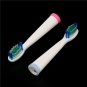 2 Pcs Portable Electric Replacement Brush Heads for Seago SG-899 Toothbrush