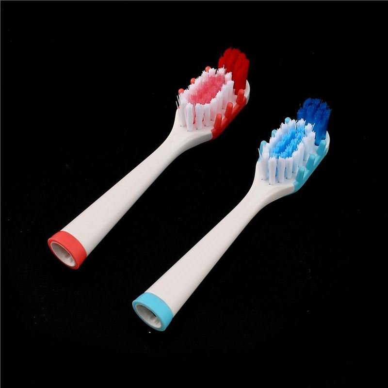 2Pcs Electric Replacement Dupont Nylon Brush Heads for Seago SG-880 Toothbrush