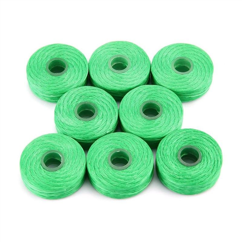 8 Rolls 50m Bamboo Charcoal Dental Flosser Mint Flavor Toothpick Flosser Green