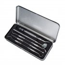 5PCS Oral Care Kit Teeth Stain Tartar Remover Set With Metal Storage Box