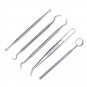 5PCS Oral Care Kit Teeth Stain Tartar Remover Set With Metal Storage Box