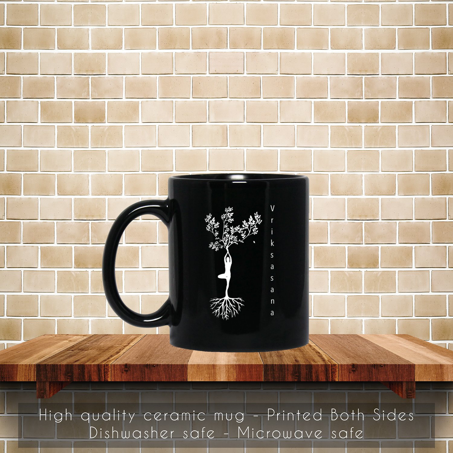 Tree pose, Yoga Tree Coffee Mug, Tea Mug