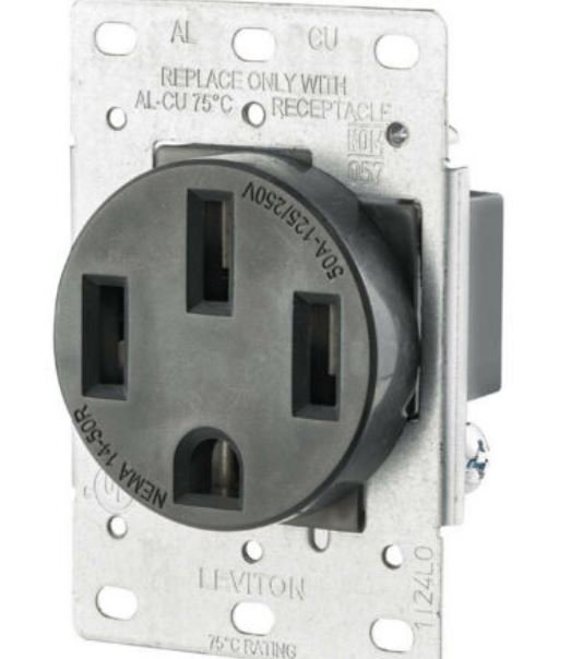 Leviton Electrical Receptacle 50 amps 14-50R 125/250