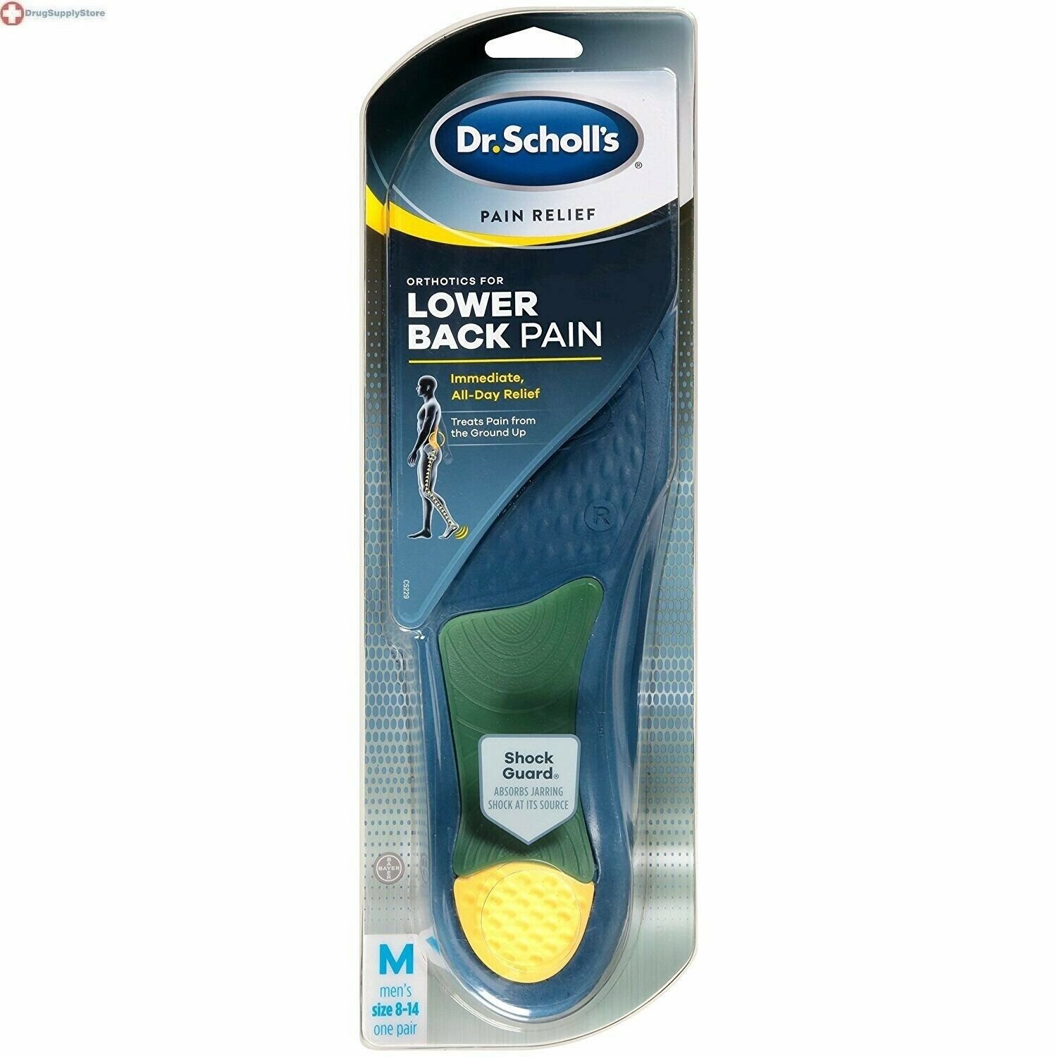 Dr. Scholl’s Pain Relief Orthotics for Lower Back Pain for Men 1 Pair ...
