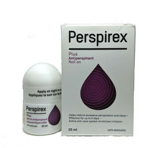 Perspirex Plus Rollon Antiperspirant Reduce Perspiration Odour 25mL From Canada