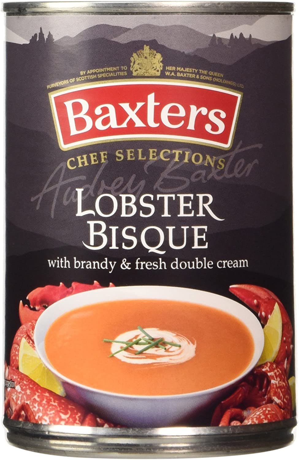 Baxter's Luxury Lobster & Seafood Bisque Soup 6 cans Scottish Made From ...