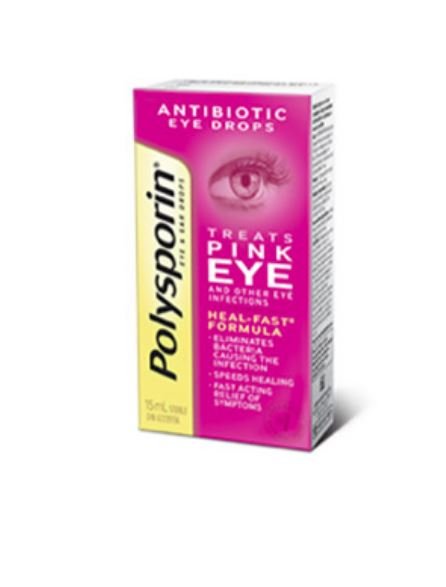 Polysporin Antibiotic Eye Drops Treats Pink Eye 15 Ml Heal Fast Formula From Canada From Canada