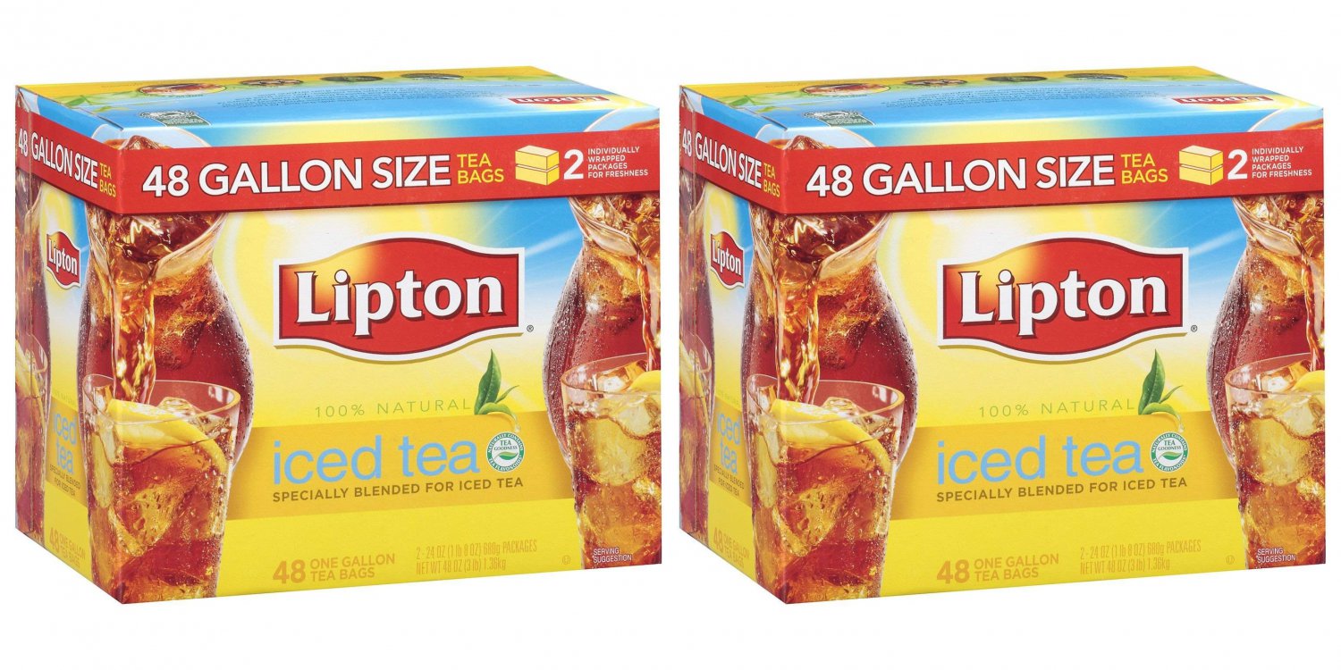 Lipton Iced Tea, 96 one Gallon Tea Bags, 100 natural cp
