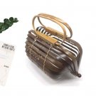 Women genuine Bamboo Handmade Leather Bag