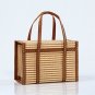 Women Bag Folded Custom Woven Bamboo Basket of Fruit
